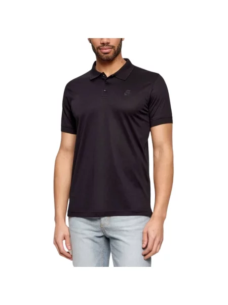 Koszulka polo Karl Lagerfeld czarna