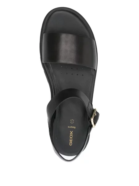 Sandale Geox cu cataramă negru
