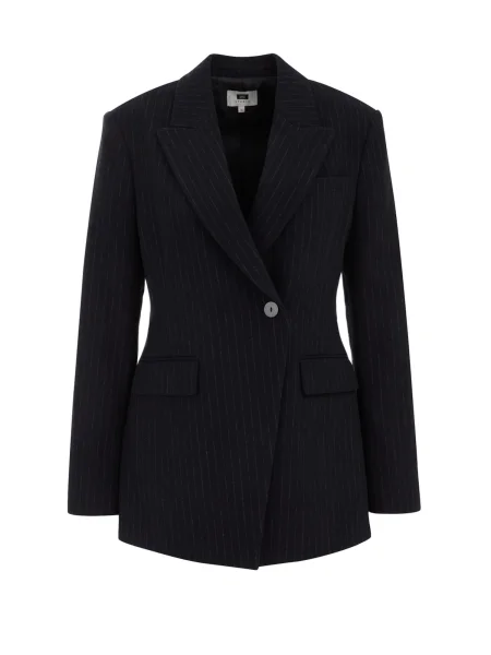 WE Fashion Sacou închis albastru