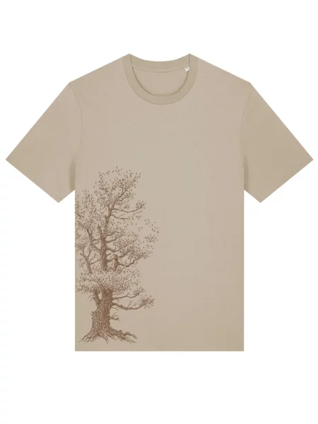 Life-Tree Póló Organic Fairwear Pine Tree homok