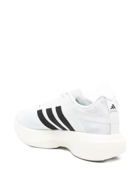 Sneakerși Adidas Superstar cu autograf alb
