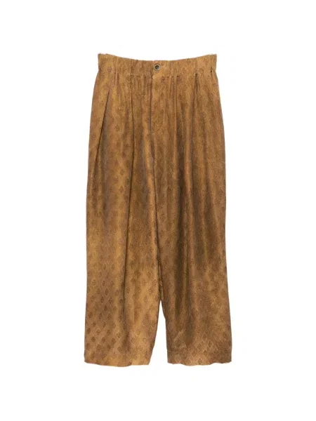 Pantaloni Uma Wang maro