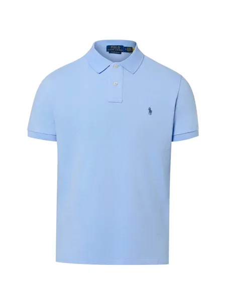 Polo Ralph Lauren koszulka polo Mężczyźni jednolity S niebieski