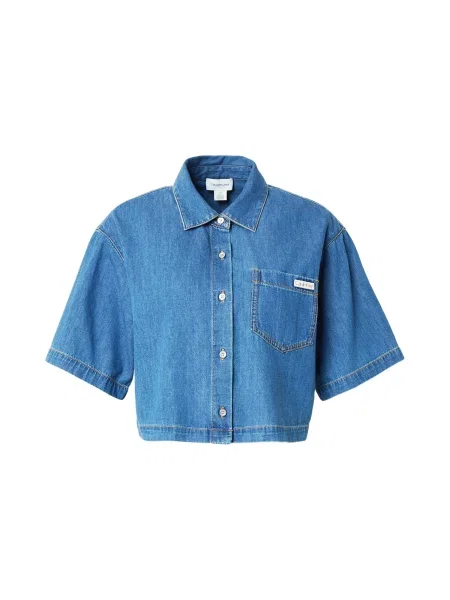 Calvin Klein Jeans Bluză denim albastru