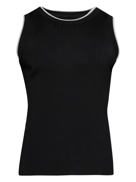 Žebrovaná košile Amiri černá