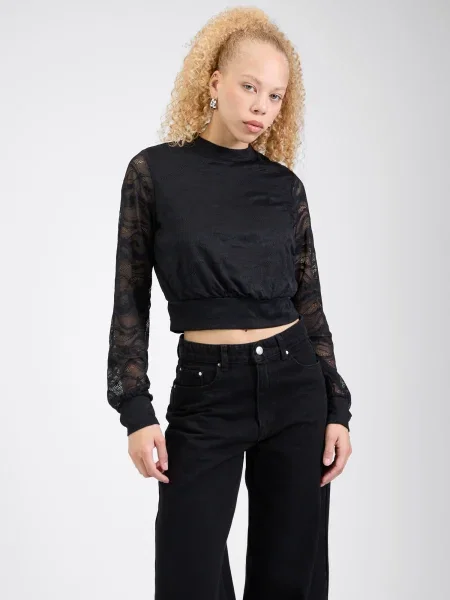 ABOUT YOU Tricou Meline' negru