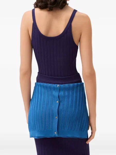 Top Versace tricotate violet