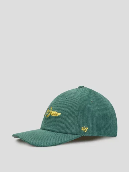 Вельветова кепка 47 Brand зелена