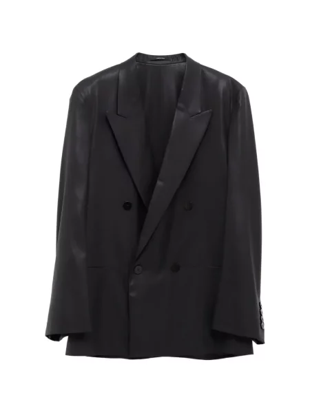 Sacou Gucci cu două rânduri de nasturi negru
