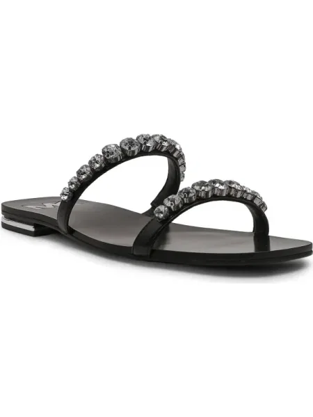 Michael Kors Șlapi JESSA cu adaos de piele negru