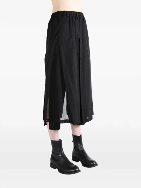 Spodnie Yohji Yamamoto kopertowe czarne