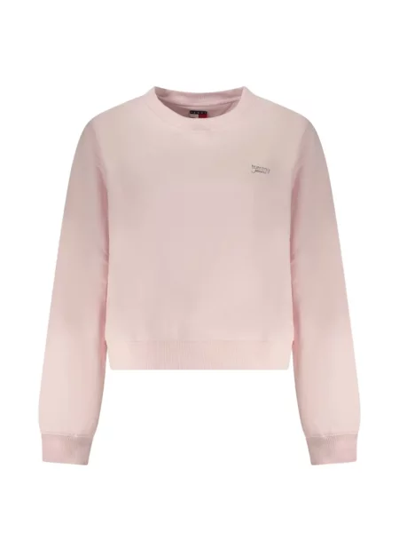Hanorac Tommy Hilfiger cu broderie roz
