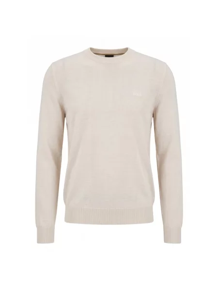 Sweter Boss wełniany szary