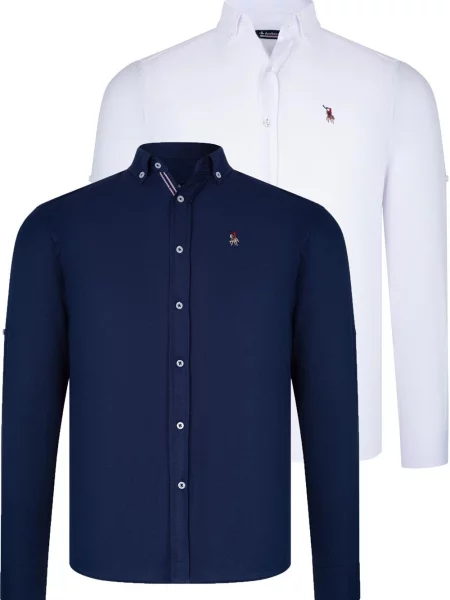 Риза Dewberry синьо