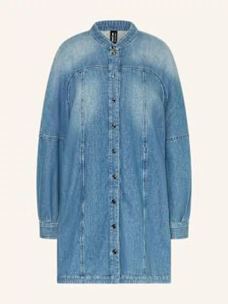 Marc Cain Sukienka Jeansowa blau niebieska