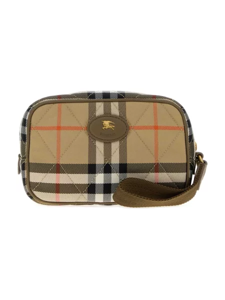 Torebka Burberry skórzana beżowa