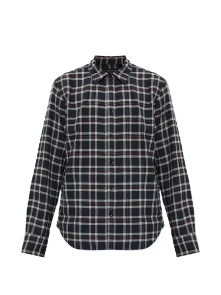 Cămașă Rag & Bone în carouri negru