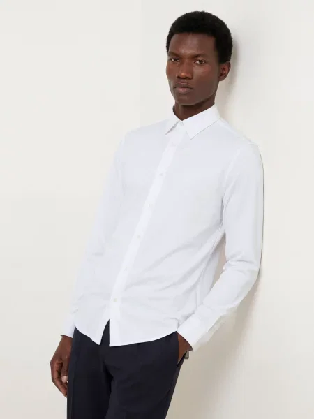 Boss Piké Košile Roan Slim Fit bílá