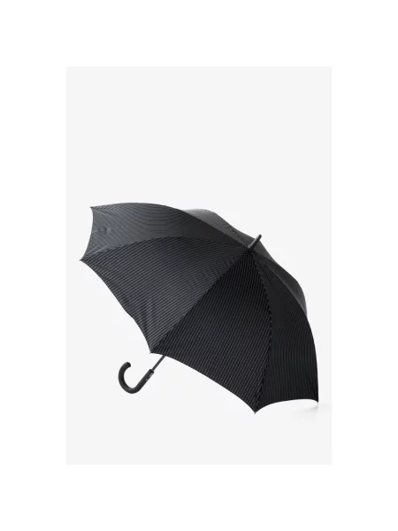 Зонт Fulton в полоску черный