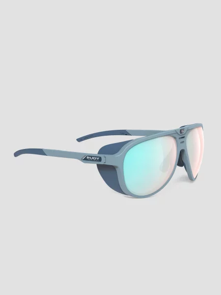 Okulary przeciwsłoneczne Rudy Project Stardash glacier matte/multilaser osmium niebieskie