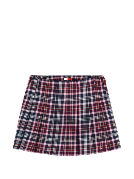 Mini szoknya Tommy Hilfiger lila