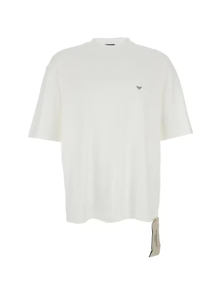 Tricou Emporio Armani cu imagine alb