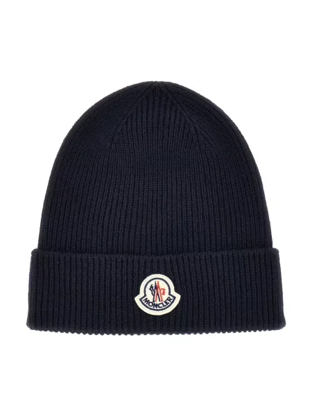Czapka Moncler niebieska