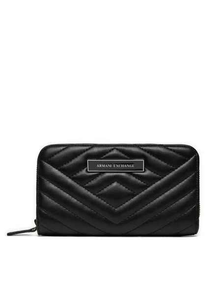Портмоне Armani Exchange дамски черно