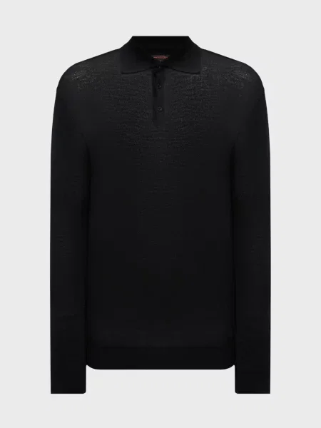 Шерстяной свитер Guess черный
