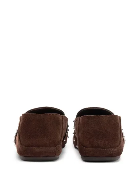 Pantofi loafer Giuseppe Zanotti cu tepi maro