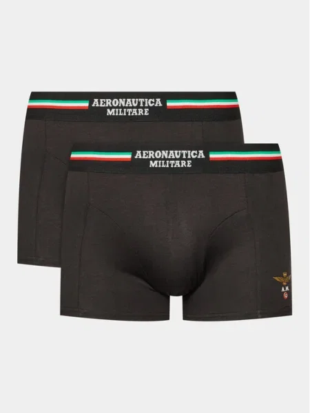 Boxeralsó Aeronautica Militare Trunk 2 pár black. Méret: M fekete