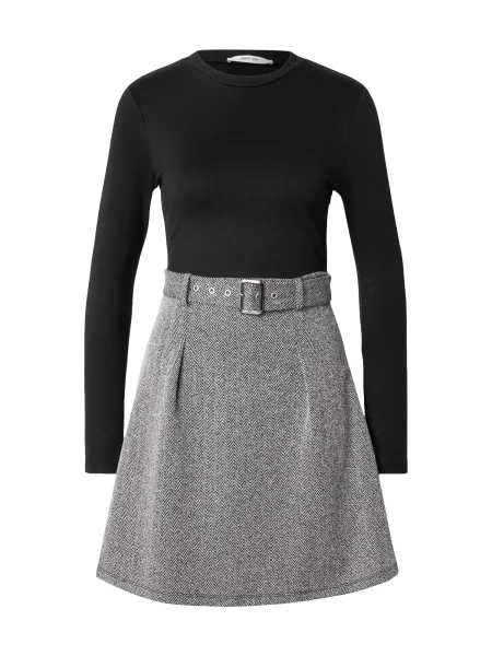 ABOUT YOU Rochie Elia negru alb