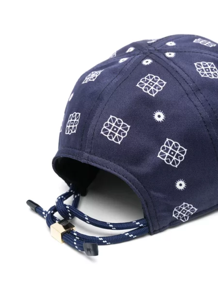 Șapcă Miu Miu cu broderie albastru