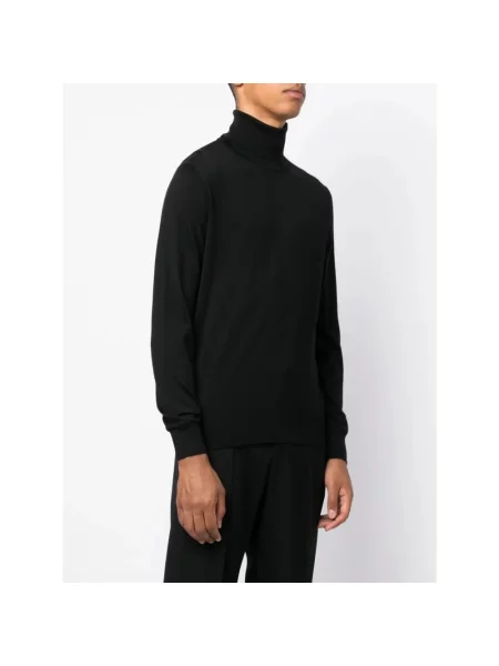 Jedwabny sweter Zegna czarny