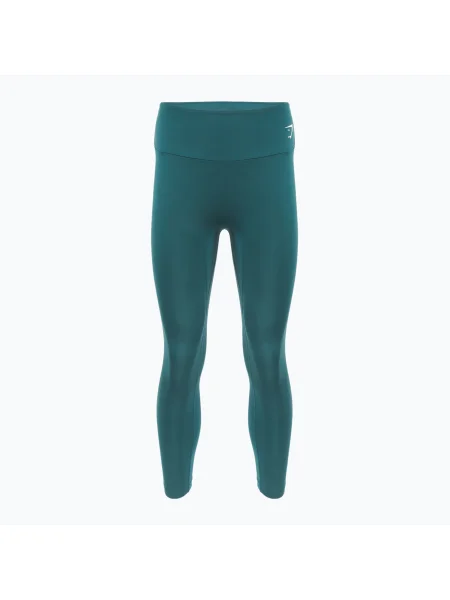 Női Gymshark edző leggings teal színű. Méret: XS zöld