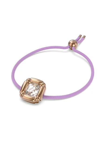 Bransoletka Swarovski fioletowa