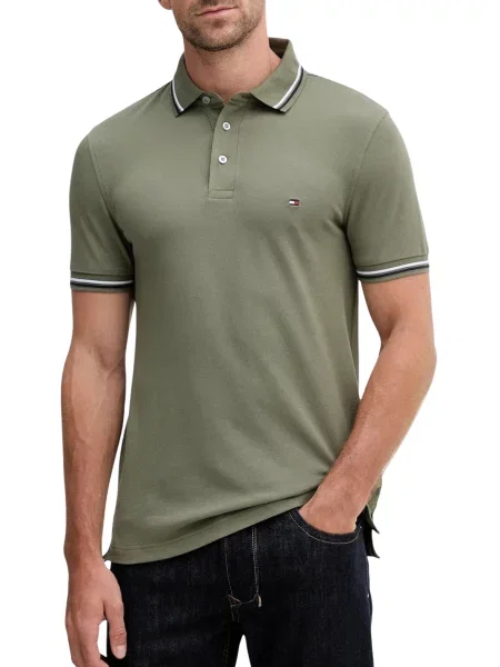 Polo majica Tommy Hilfiger črna