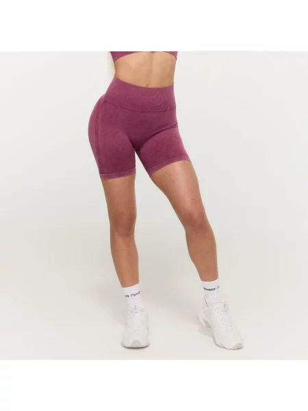 Szorty fitness bezszwowe Lift fioletowe