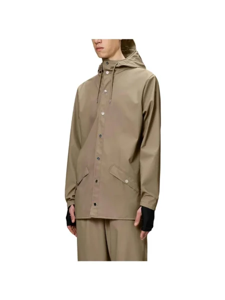 Rains geacă Jacket W3 verde de tranziție bej