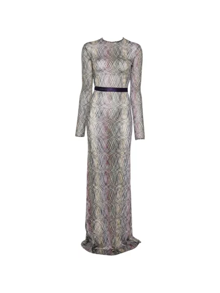Rochie Missoni tricotate gri