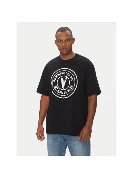 Versace Jeans Couture Póló Regular Fit fekete