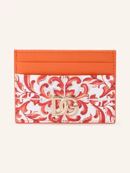 Dolce & Gabbana Etui Na Karty orange biały