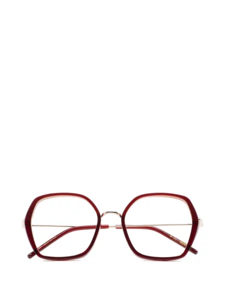 Ochelari de soare Kaleos cu imprimeu geometric roșu