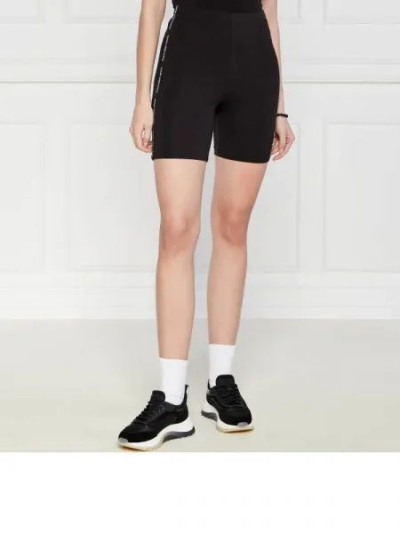 CALVIN KLEIN JEANS Pantaloni scurți biker negru