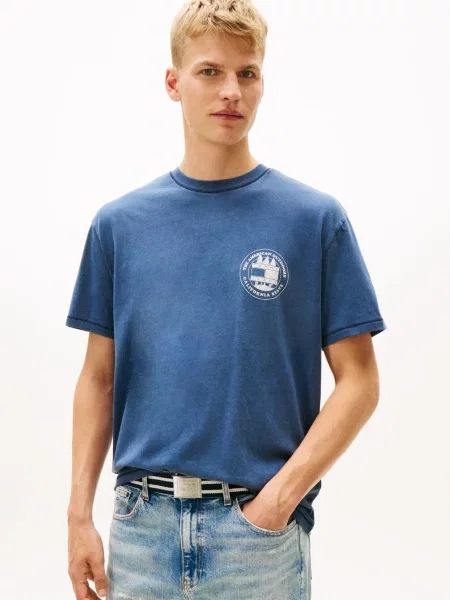 Tommy Jeans Koszulka blau niebieska