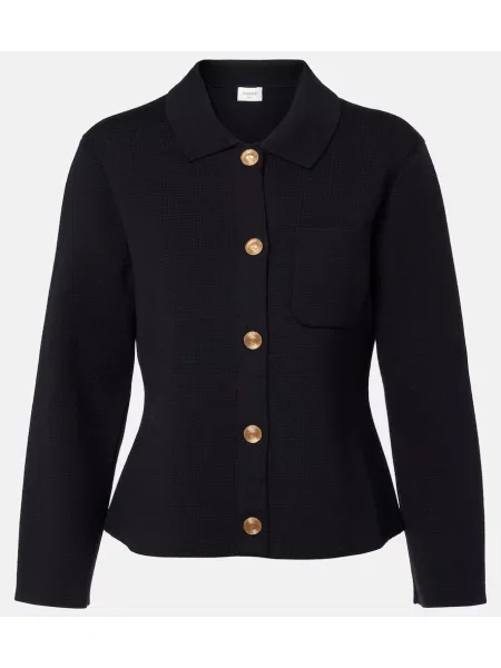 Cardigan Saint Laurent de lână albastru