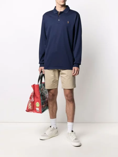 Μπλούζα Polo Ralph Lauren με κέντημα μπλε