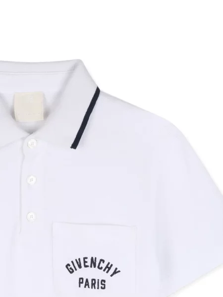 Koszulka polo dziecięca Givenchy biała