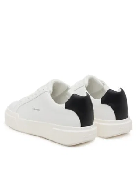 Calvin Klein Sportcipők Chunky Cupsole Laceup Lth Wn fehér