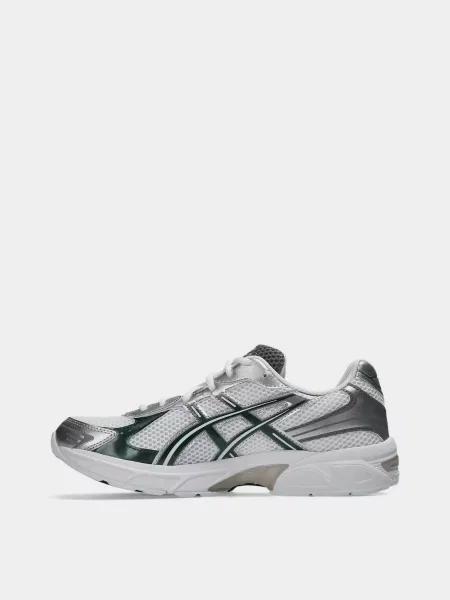 Кожаные кроссовки Asics белые